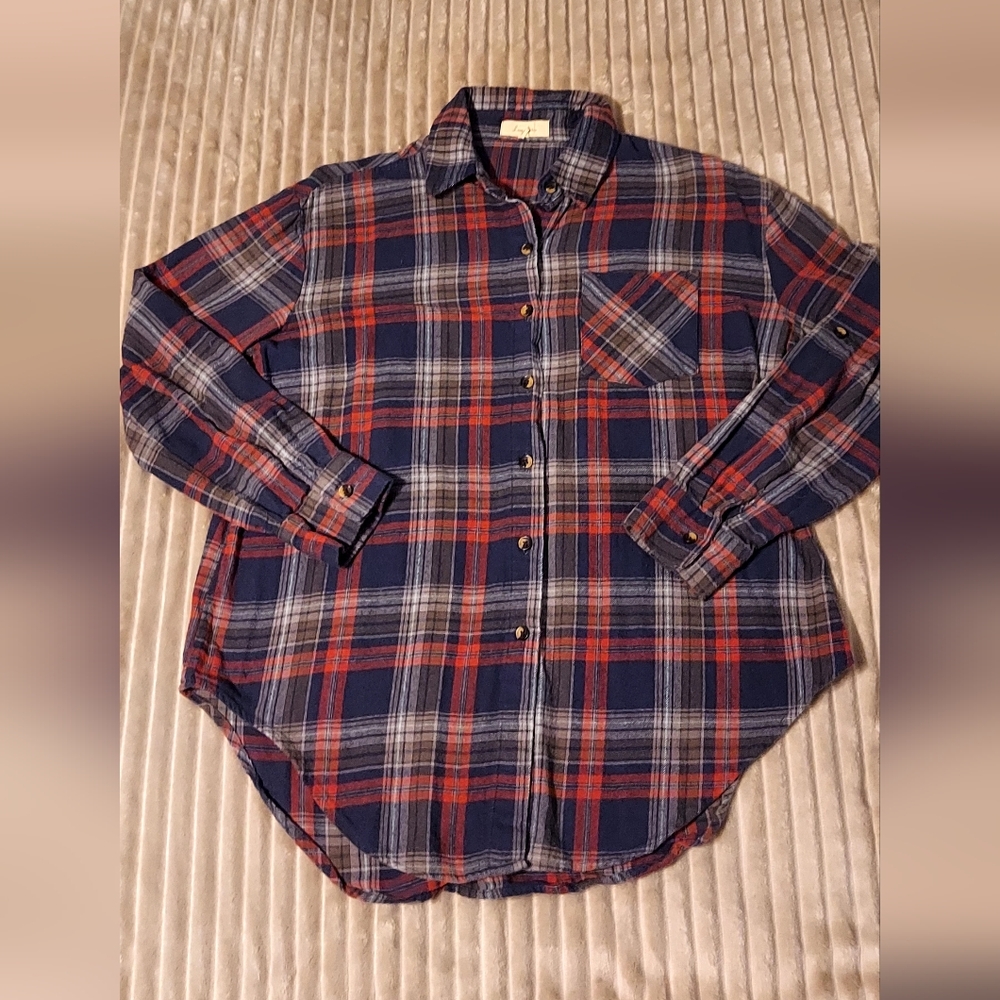 Women's medium flannel shirt by Love Notes